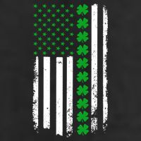 American Irish Clover Flag St. Patrick's Day  15oz Campfire Ceramic Mug