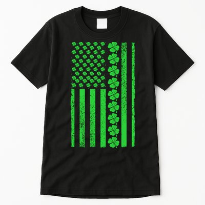 American Irish Clover Vintage Flag Tall T-Shirt