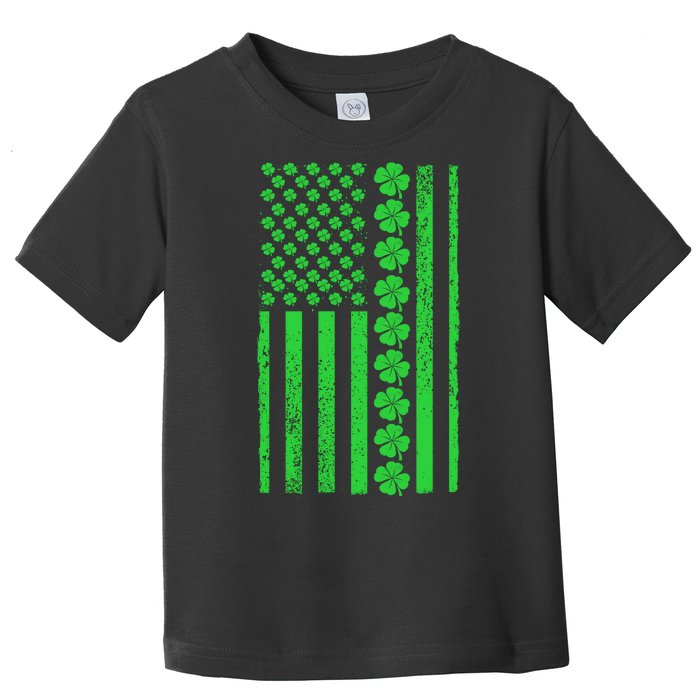 American Irish Clover Vintage Flag Toddler T-Shirt