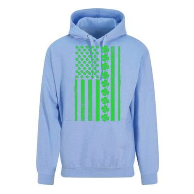 American Irish Clover Vintage Flag Unisex Surf Hoodie