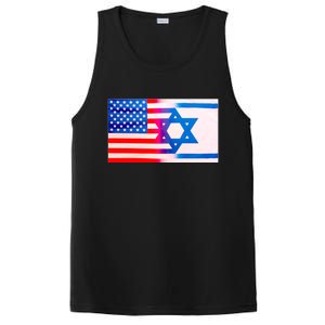 American Israel Flag PosiCharge Competitor Tank