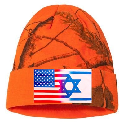 American Israel Flag Kati Licensed 12" Camo Beanie