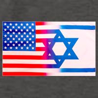American Israel Flag Vector Backpack