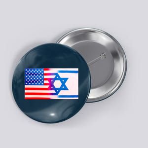 American Israel Flag Button