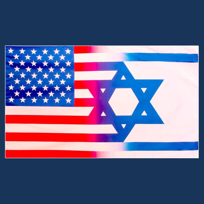 American Israel Flag Drawstring Bag