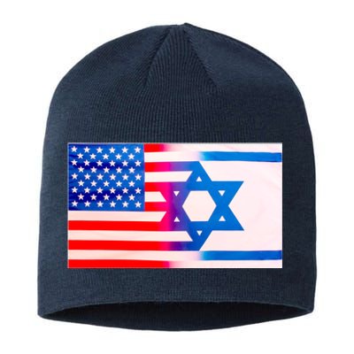 American Israel Flag Sustainable Beanie