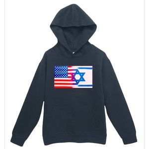 American Israel Flag Urban Pullover Hoodie