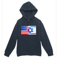 American Israel Flag Urban Pullover Hoodie