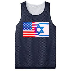 American Israel Flag Mesh Reversible Basketball Jersey Tank