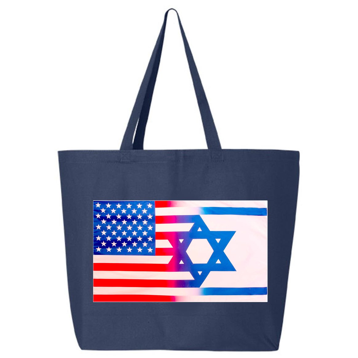 American Israel Flag 25L Jumbo Tote