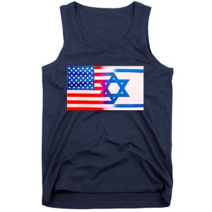 American Israel Flag Tank Top