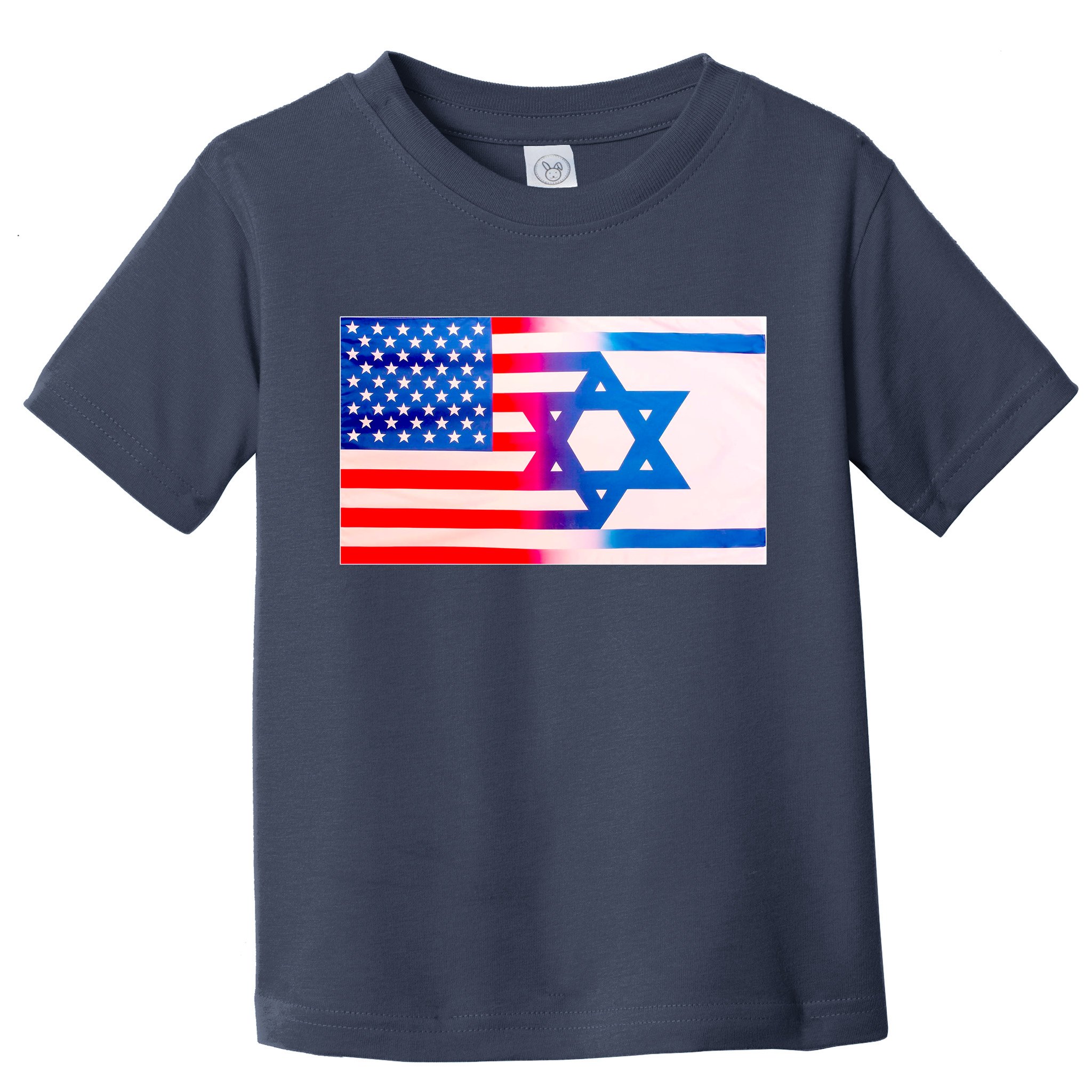 American Israel Flag Toddler T-Shirt