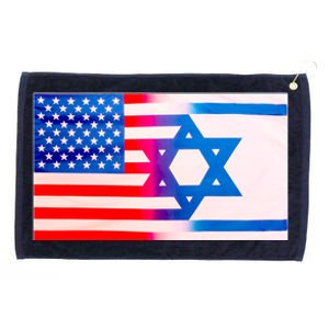 American Israel Flag Grommeted Golf Towel