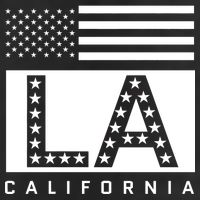 American LA California State Flag Trucker Hat