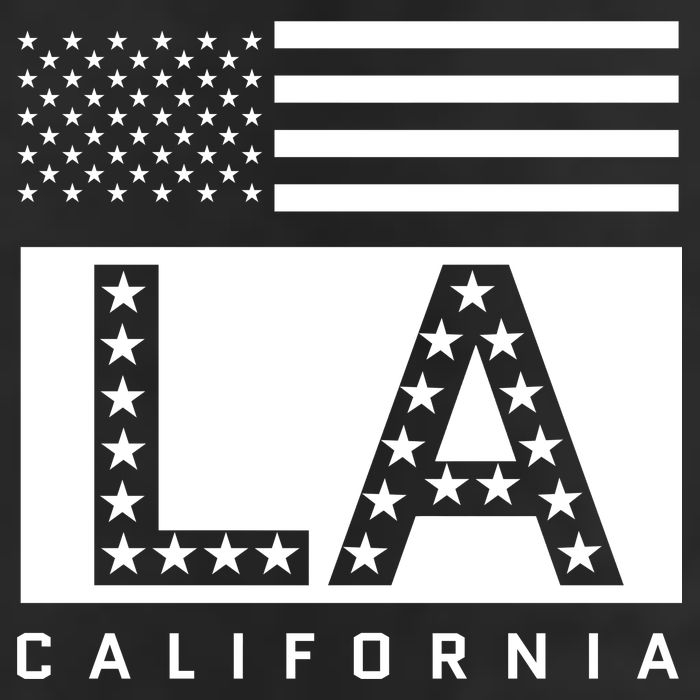 American LA California State Flag Trucker Hat