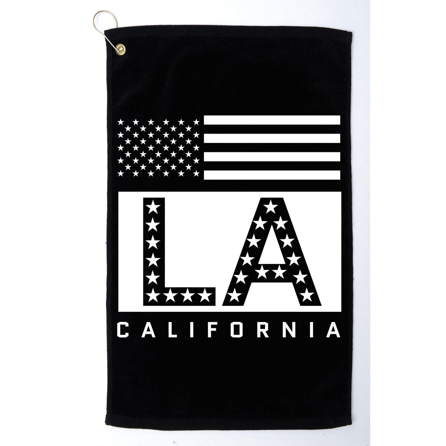 American LA California State Flag Golf Towel