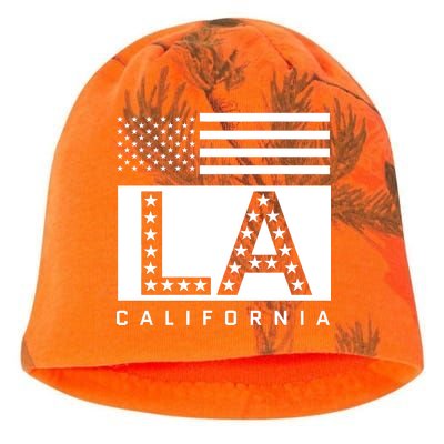 American LA California State Flag Kati - Camo Knit Beanie