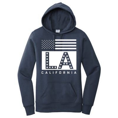 American LA California State Flag Women's Pullover Hoodie