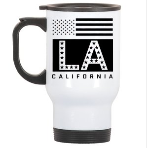 American LA California State Flag Stainless Steel Travel Mug