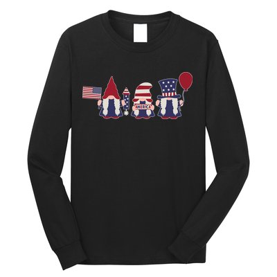 American Lawn Gnomes USA Go America Long Sleeve Shirt