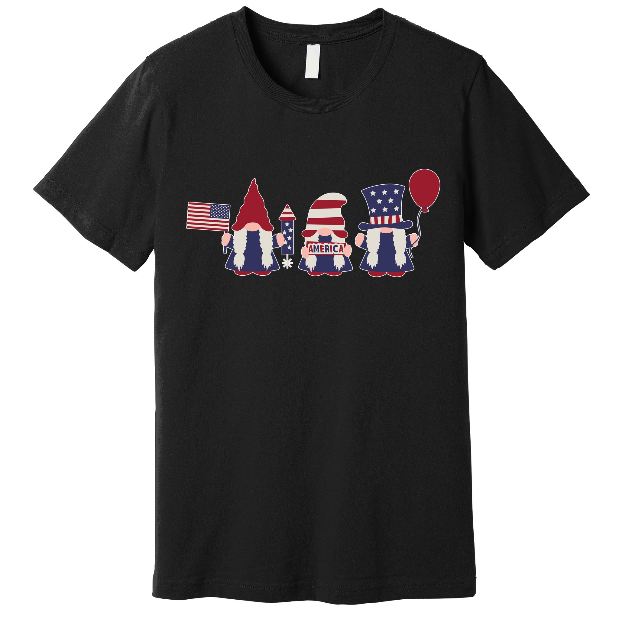American Lawn Gnomes USA Go America Premium T-Shirt