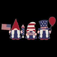 American Lawn Gnomes USA Go America Baby Bodysuit