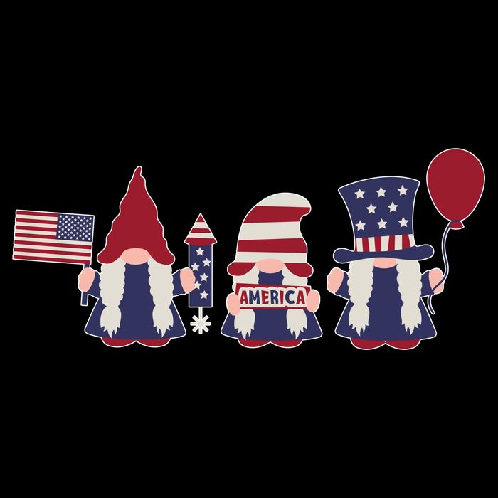 American Lawn Gnomes USA Go America Baby Bodysuit