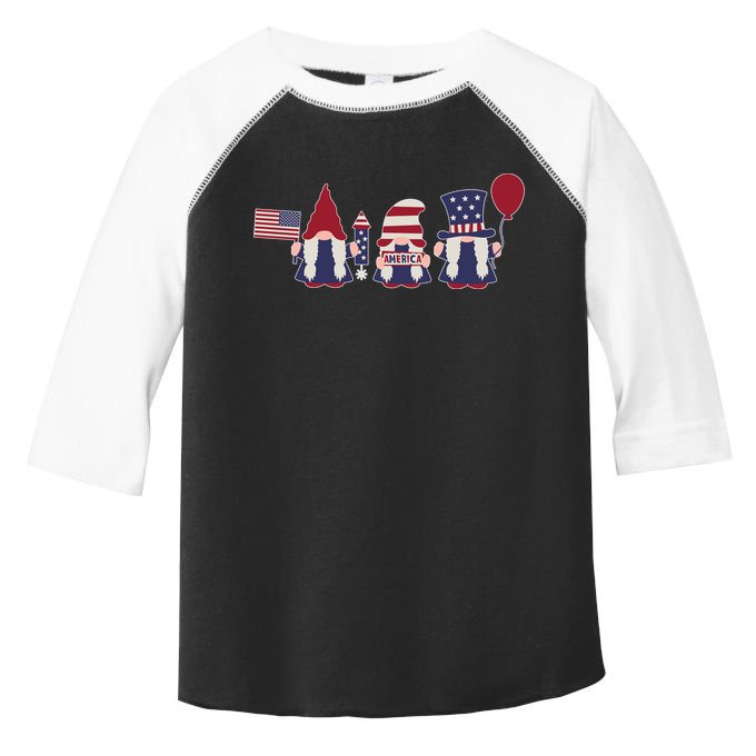 American Lawn Gnomes USA Go America Toddler Fine Jersey T-Shirt