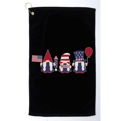 American Lawn Gnomes USA Go America Golf Towel
