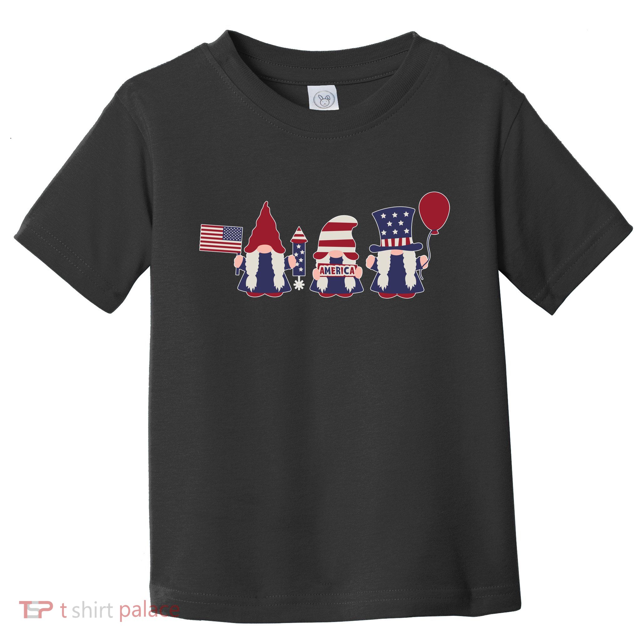 American Lawn Gnomes USA Go America Toddler T-Shirt