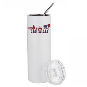 American Lawn Gnomes USA Go America Stainless Steel Tumbler