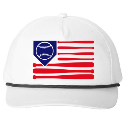 American League Baseball Flag Snapback Five-Panel Rope Hat