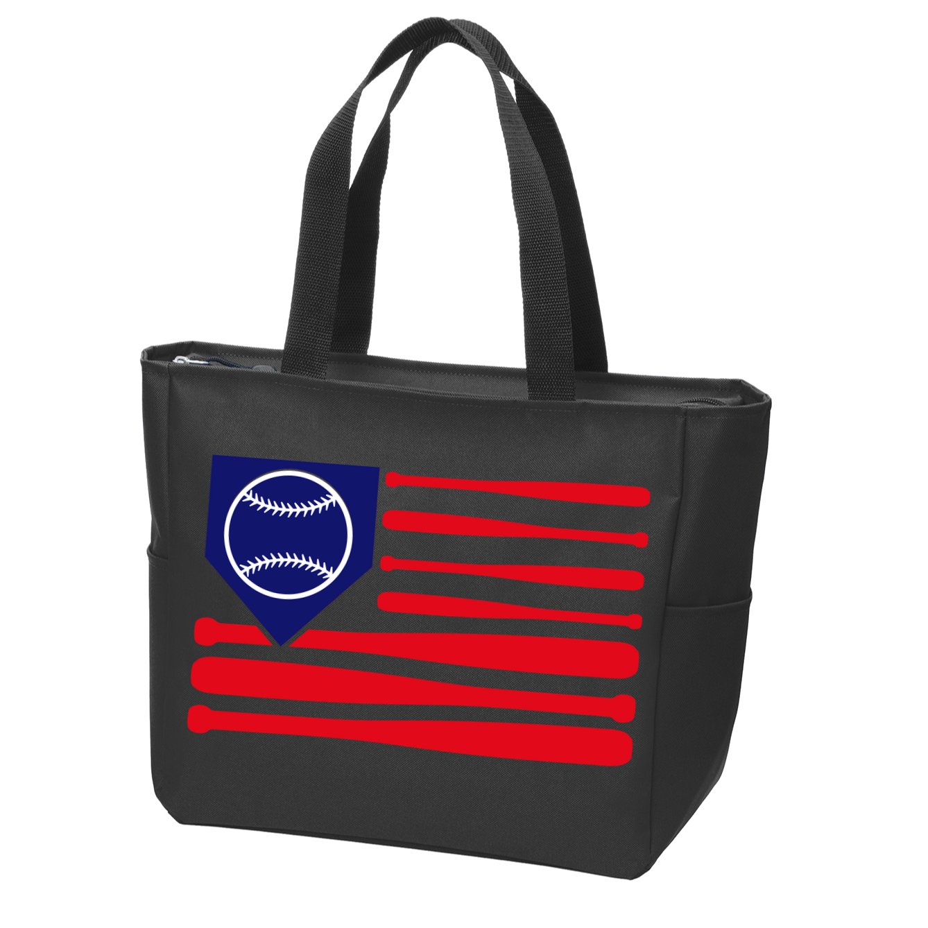 American League Baseball Flag Zip Tote Bag