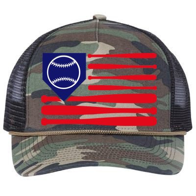 American League Baseball Flag Retro Rope Trucker Hat Cap