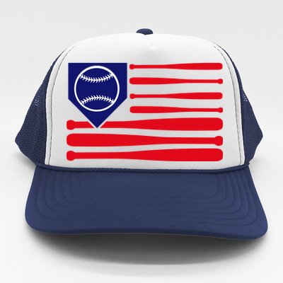 American League Baseball Flag Trucker Hat