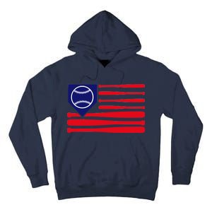 American League Baseball Flag Tall Hoodie