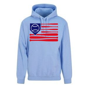 American League Baseball Flag Unisex Surf Hoodie