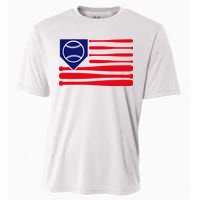 American League Baseball Flag Cooling Performance Crew T-Shirt