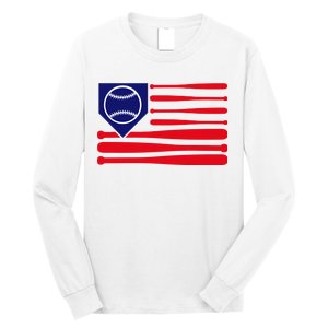 American League Baseball Flag Long Sleeve Shirt