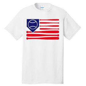 American League Baseball Flag Tall T-Shirt