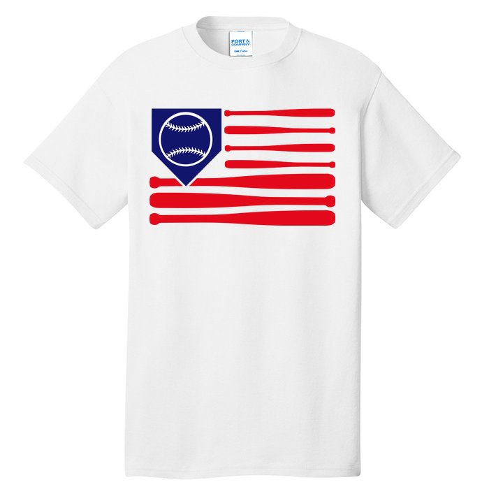 American League Baseball Flag Tall T-Shirt