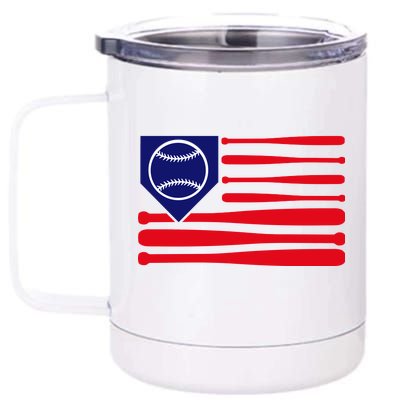 American League Baseball Flag 12 oz Stainless Steel Tumbler Cup