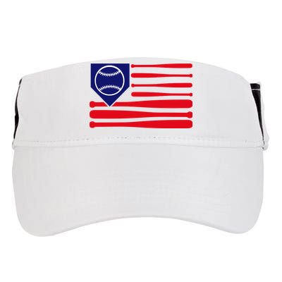 American League Baseball Flag Adult Drive Performance Visor