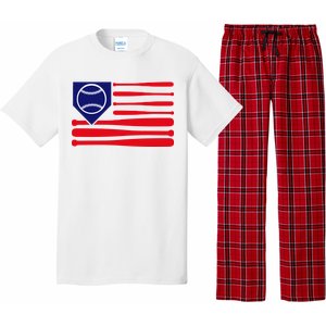 American League Baseball Flag Pajama Set