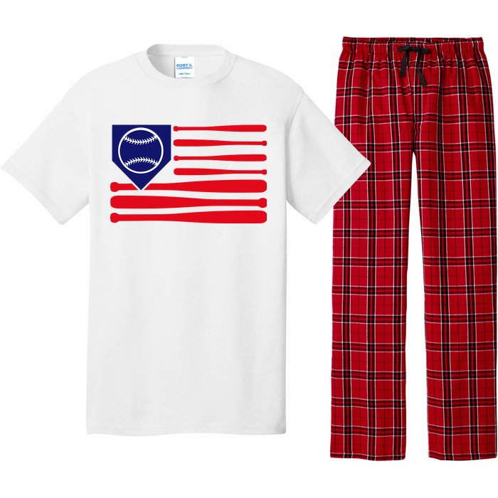 American League Baseball Flag Pajama Set