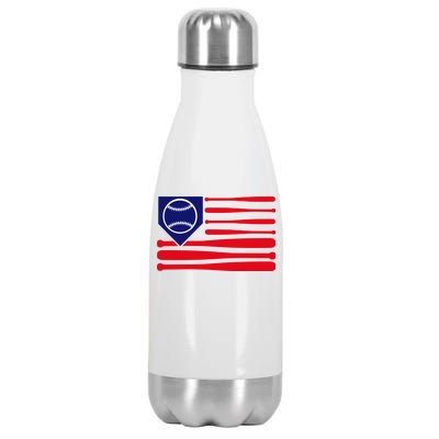 American League Baseball Flag Stainless Steel Insulated Water Bottle