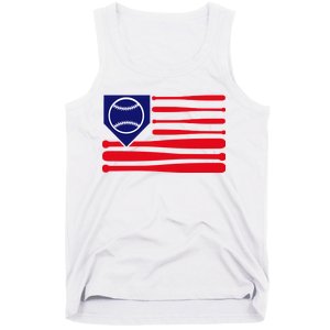 American League Baseball Flag Tank Top