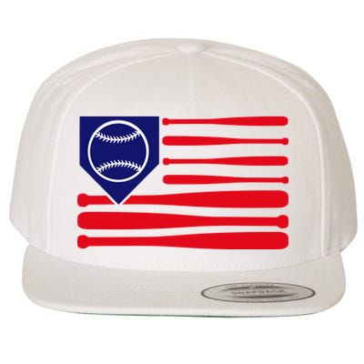 American League Baseball Flag Wool Snapback Cap