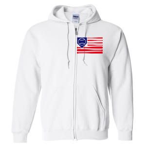 American League Baseball Flag Full Zip Hoodie