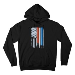 American Lightsaber Flag Hoodie